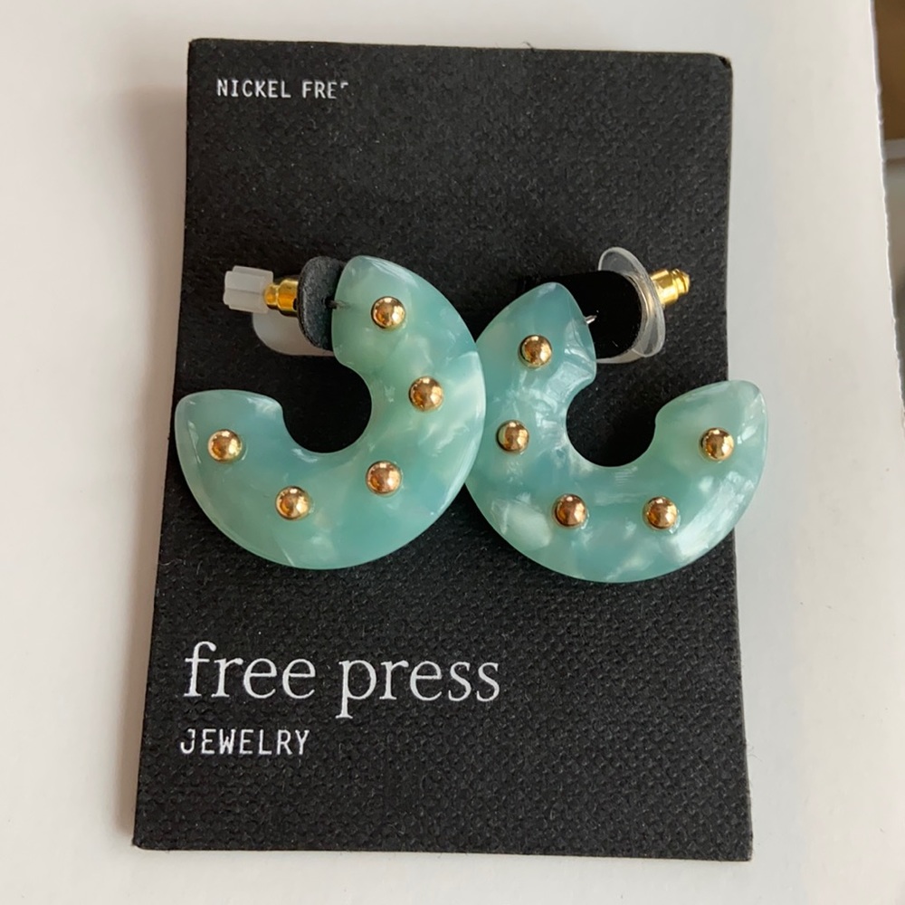 Free Press Hoop Earrings